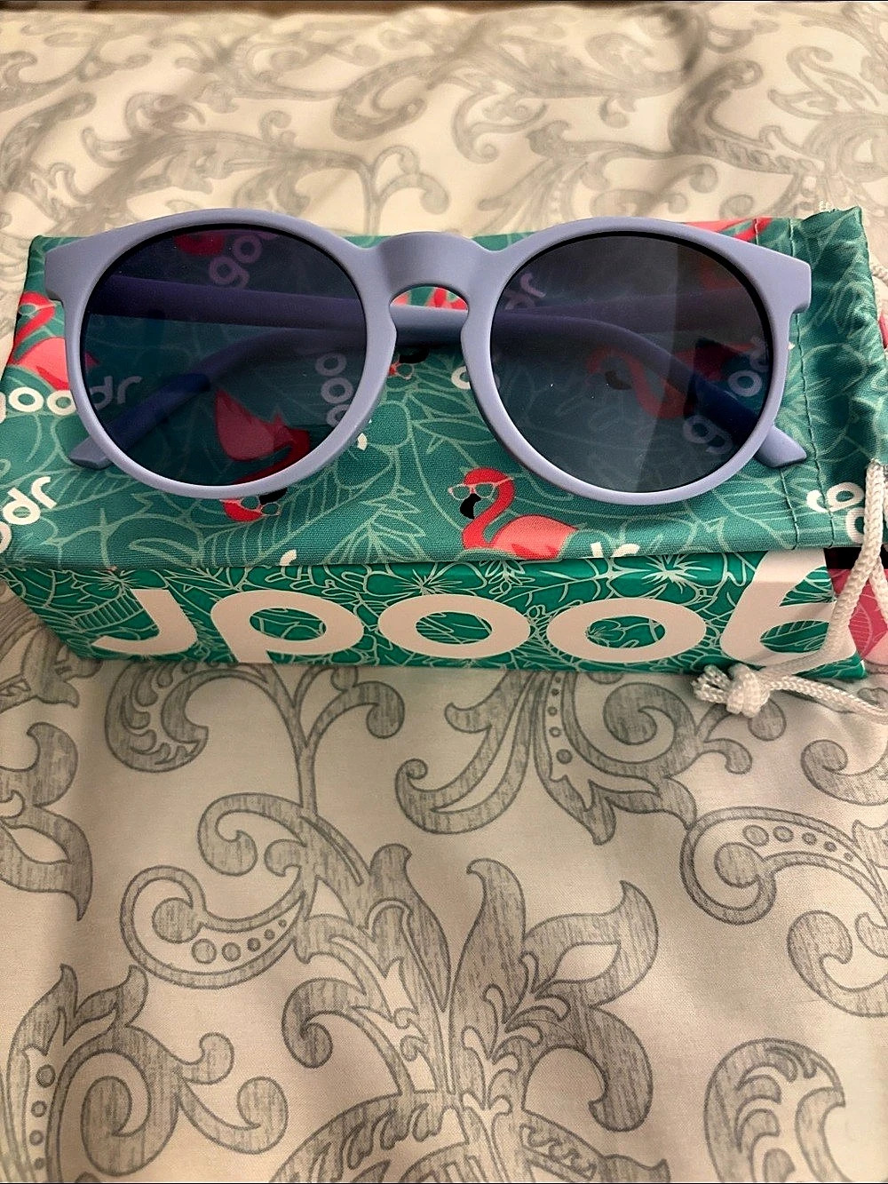 Goodr Circle Gs Sunglasses - La Vie en Violette Purple & Blue